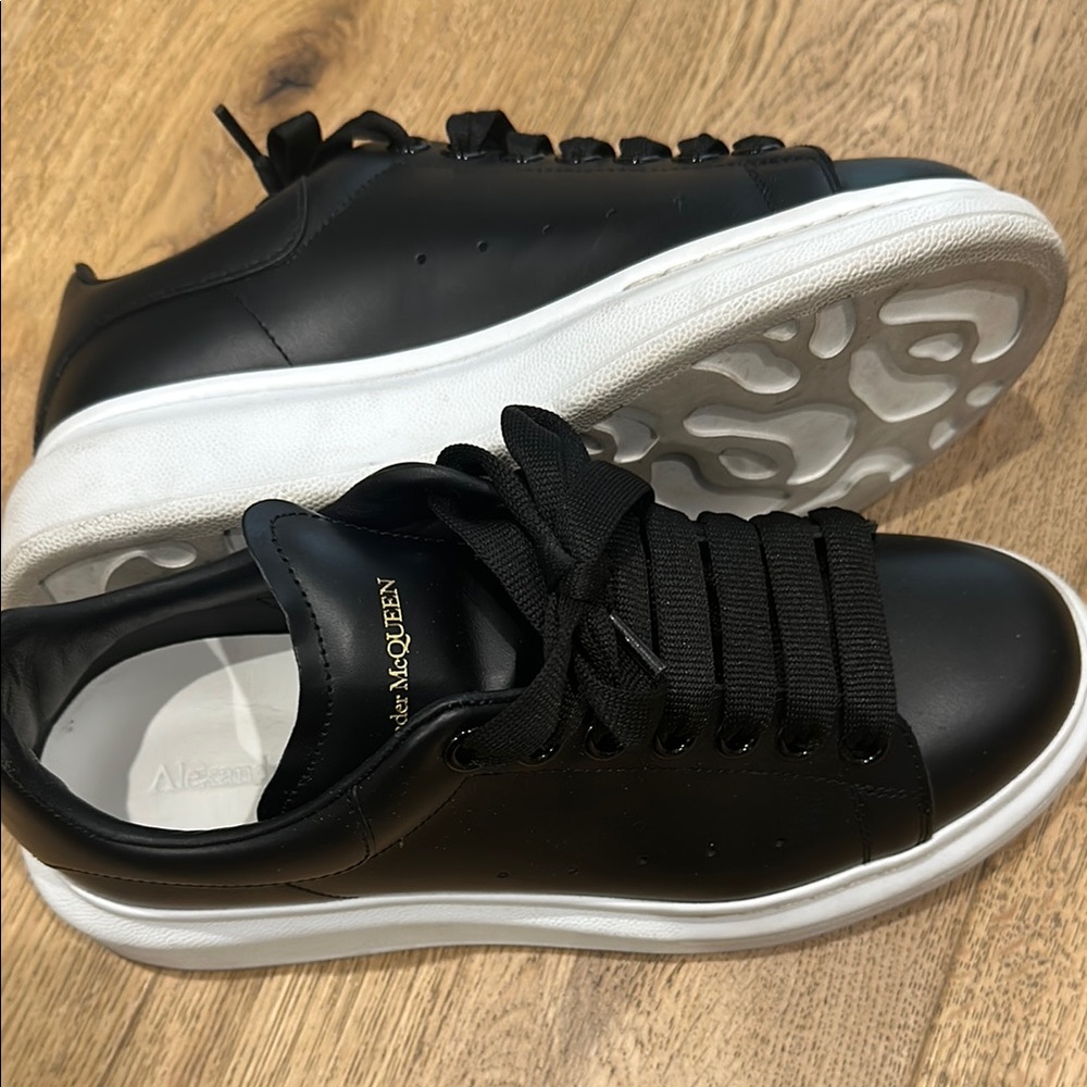 Alexander McQueen Black and White Sneakers